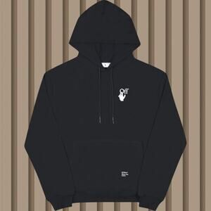 Off-White Men's Hoodie Black
